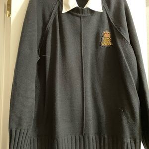 Sweater with mock shirt